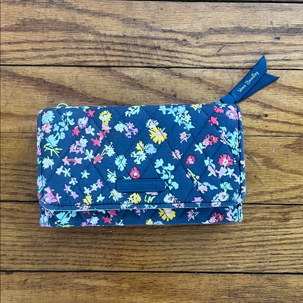 Vera Bradley Navy Floral Wallet